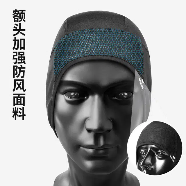 战术鸟 电动车防寒保暖内胆帽护耳内衬 聚酯纤维 帽子 男款