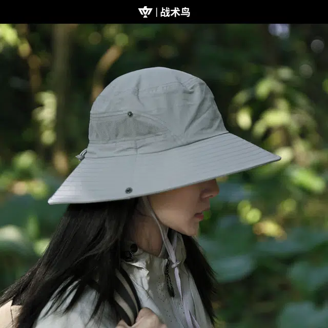 战术鸟 轻薄速干夏季 锦纶 防晒帽 男女同款情侣款