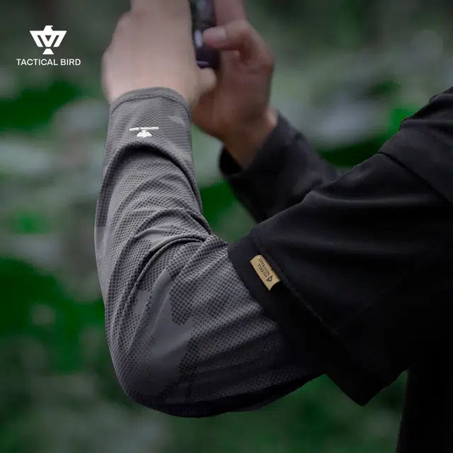 战术鸟 宽松冰袖冰丝防紫外线 锦纶 防晒袖 男款