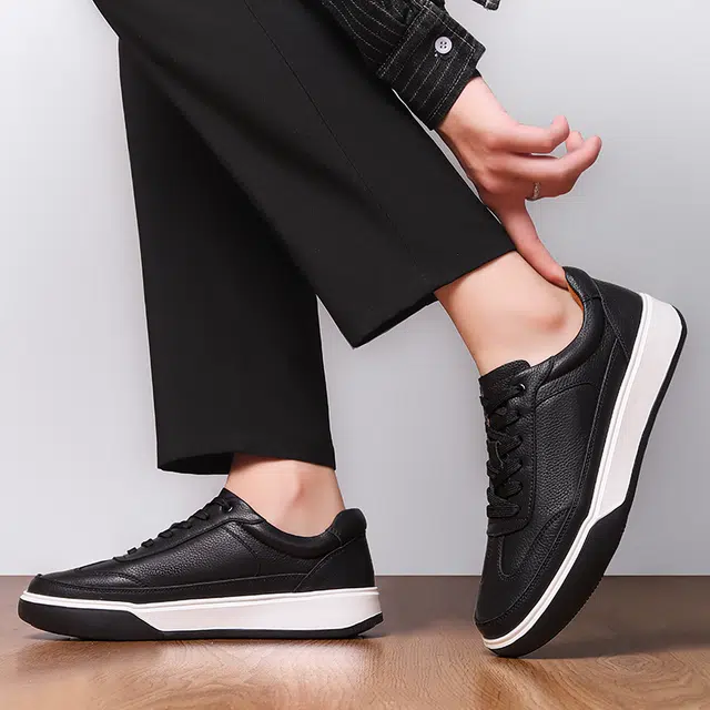 依米奴 高颜值 小众简约 脚感舒适 时尚潮流 百搭轻便 防滑耐磨 雅痞帅气 低调内敛 空军 轻便柔软 低帮 板鞋 男款