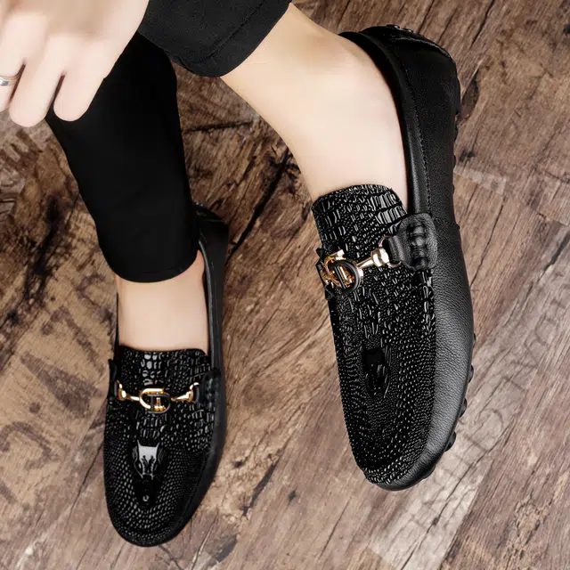 依米奴 高颜值 时尚潮流低调百搭 日常通勤 豆豆鞋 男款