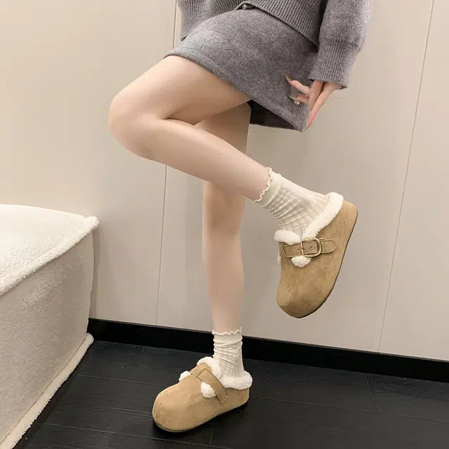 依米奴 高颜值  百搭 日常通勤 橡胶勃肯鞋 女