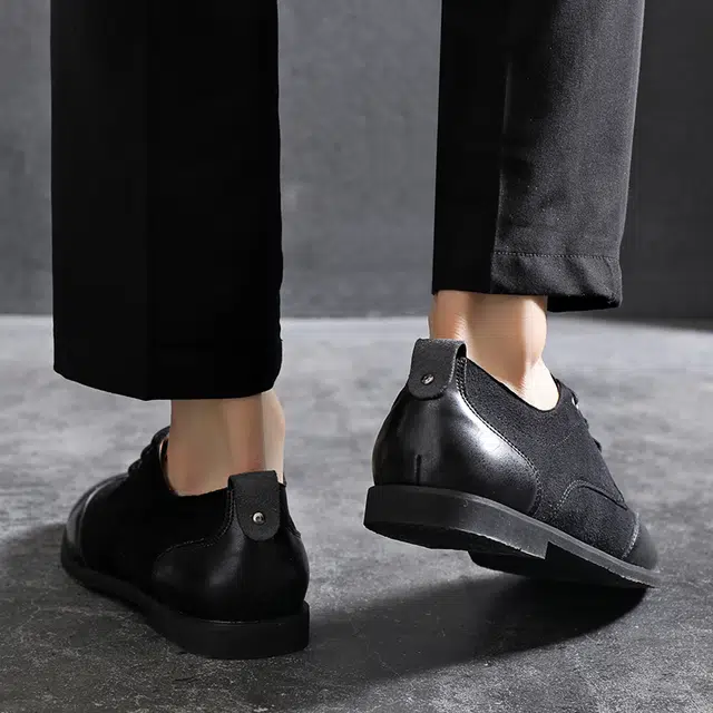 依米奴 牛皮革 高颜值 时尚潮流 舒适百搭 日常通勤简约 休闲鞋 男款