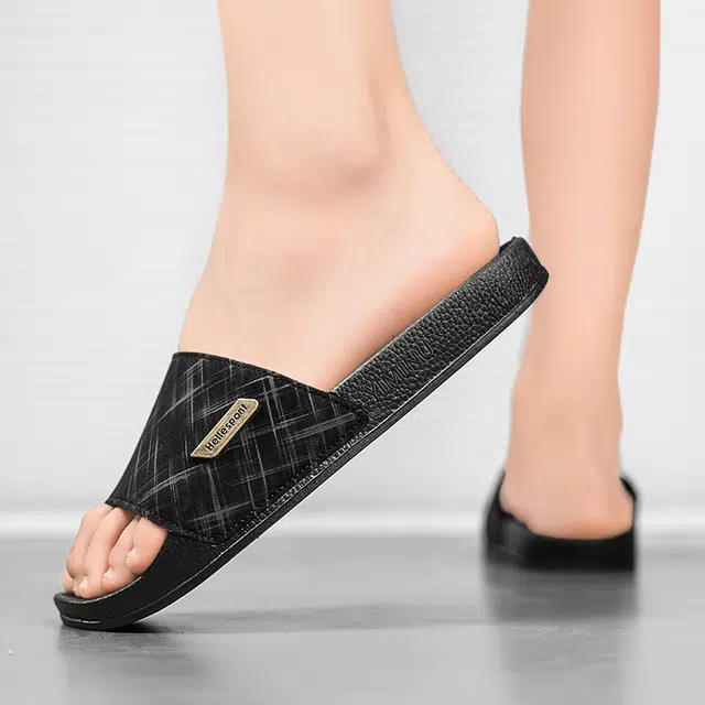 依米奴 高颜值 时尚潮流舒适 低调百搭 日常通勤一字拖鞋 男款