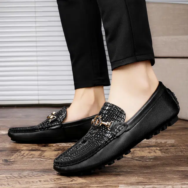 依米奴 高颜值 时尚潮流低调百搭 日常通勤 豆豆鞋 男款