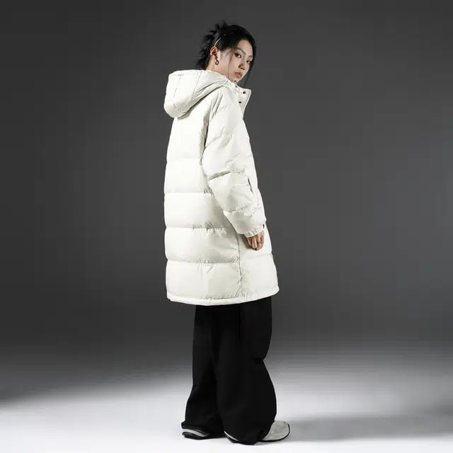 雅鹿优选 基础款简约纯色面包服中长款加厚保暖户外旅游羽绒服 男女同款
