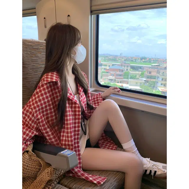 花蔓色 时尚复古舒适百搭长袖衬衫衬衫 女款