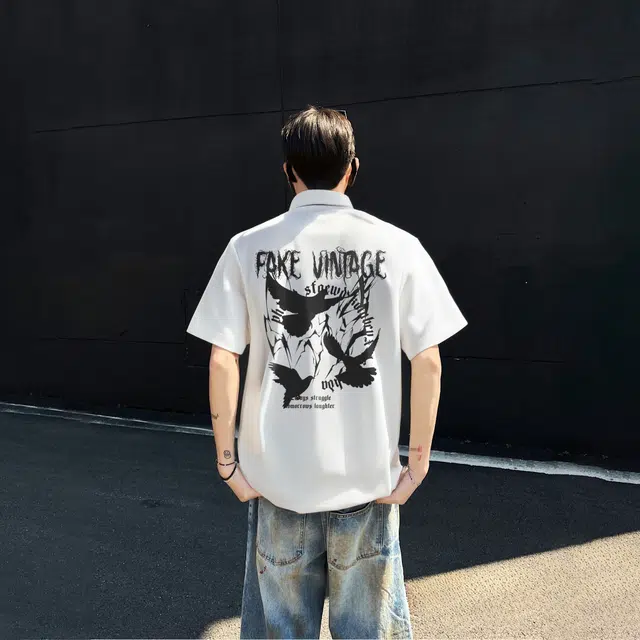 FAKE VINTAGE CleanfitPolo