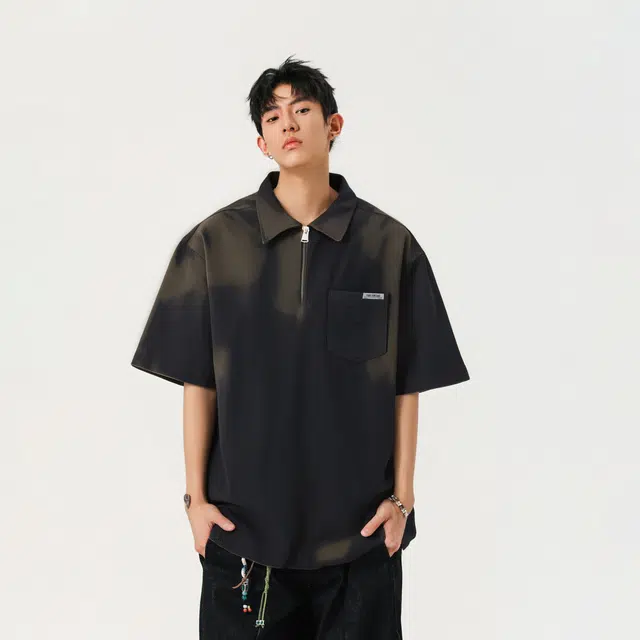 FAKE VINTAGE CleanfitTPolo