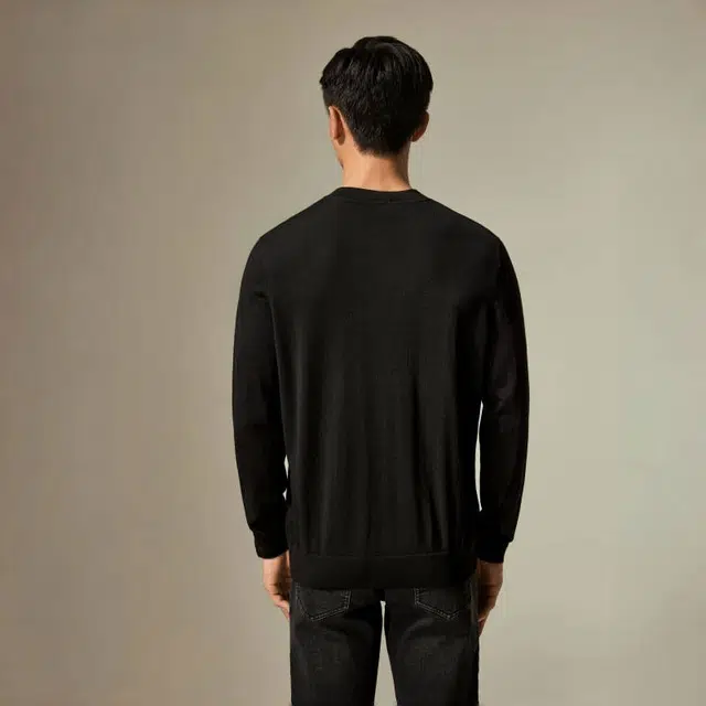 迪柯尼 时尚保暖纯色毛衣 男款