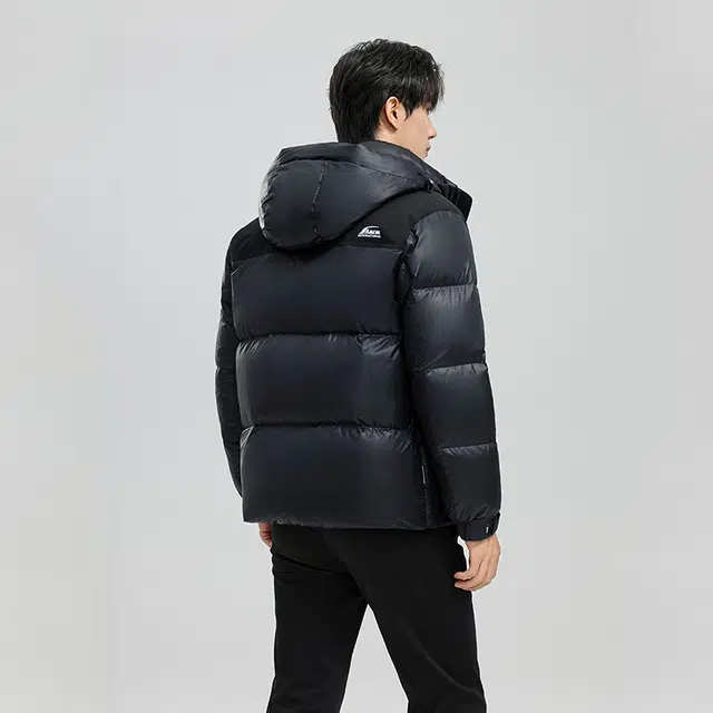 雅鹿 连帽时尚保暖百搭休闲羽绒服 男款