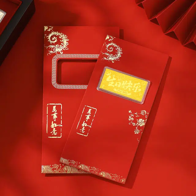蒂蔻珠宝 生日快乐红包纪念日 足金 一口价 金钞 男女同款情侣款