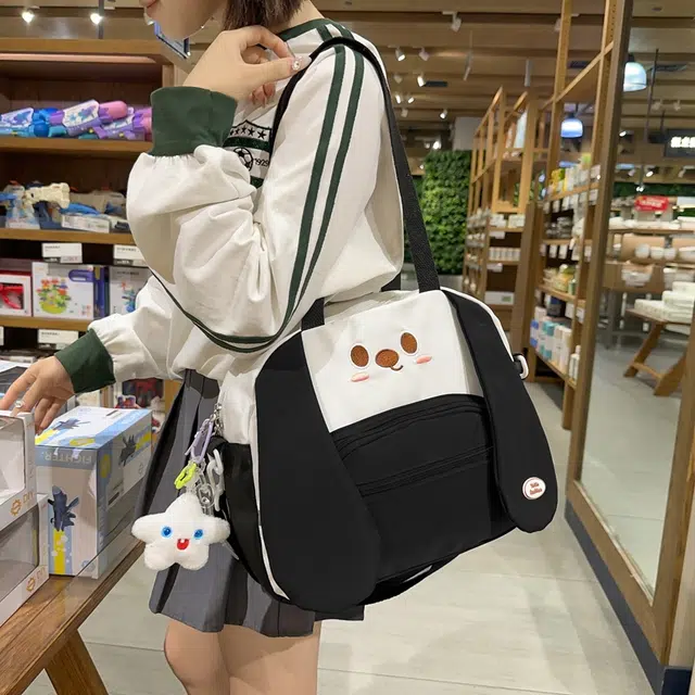 垣途者 日系可爱单肩斜挎包 尼龙 手提包 女款 多色