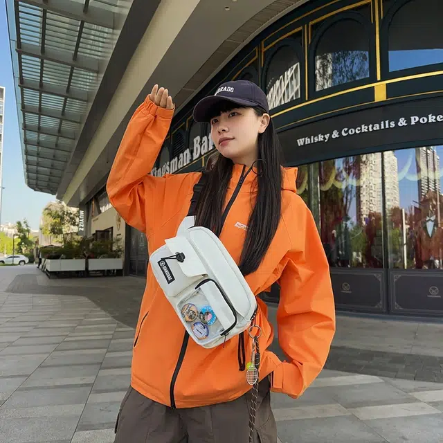 垣途者 街头潮流单肩包时尚运动骑行背包 尼龙 斜挎包 常规 男女同款情侣款 多色