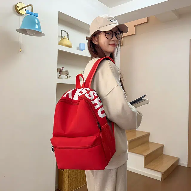 垣途者 美式街头潮流撞色高颜值百搭轻便 尼龙 双肩包 男女同款情侣款 多色