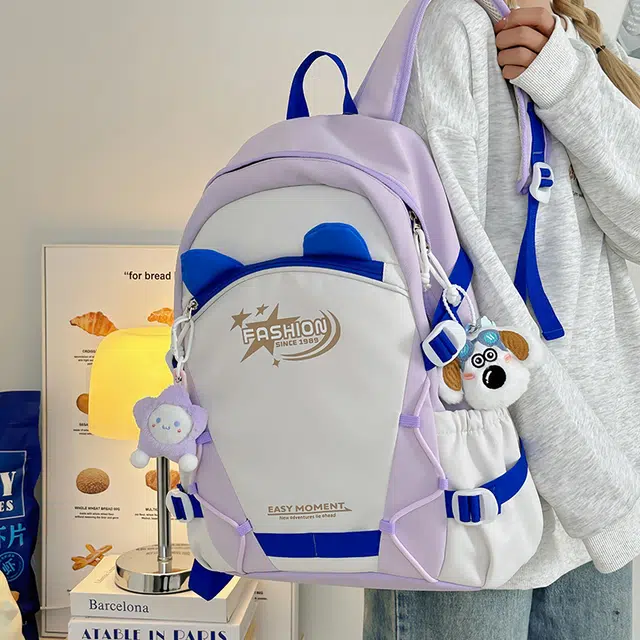 垣途者 日系小清新可爱 尼龙 双肩包 女款 多色