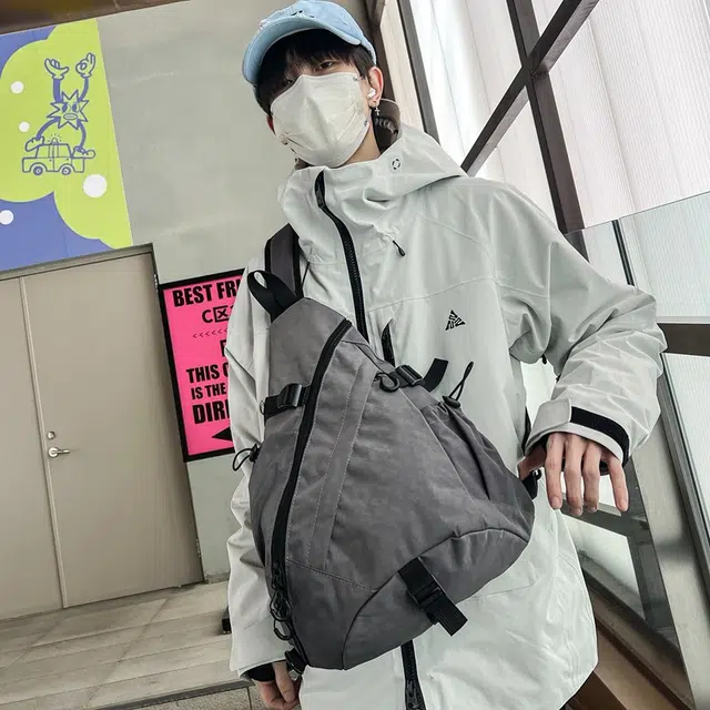垣途者 多用大容量运动休闲百搭 牛津布 胸包 男女同款情侣款 多色