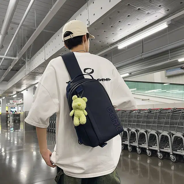 垣途者 街头潮流反光字母 牛津布 胸包 男女同款情侣款 多色