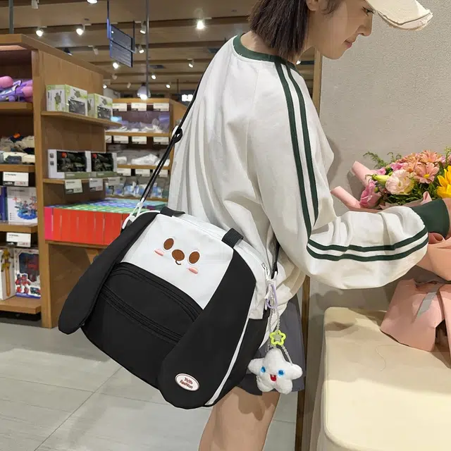 垣途者 日系可爱单肩斜挎包 尼龙 手提包 女款 多色