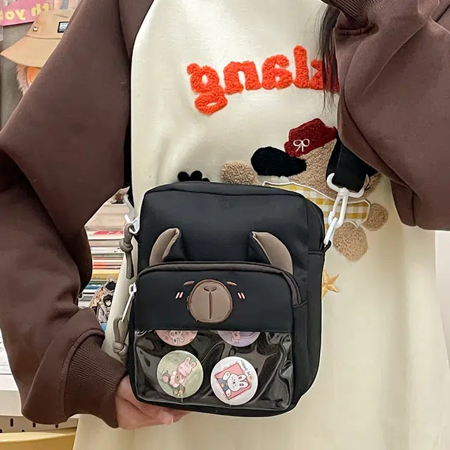 垣途者 日系可爱少女 斜纹布 斜挎包 女款 多色