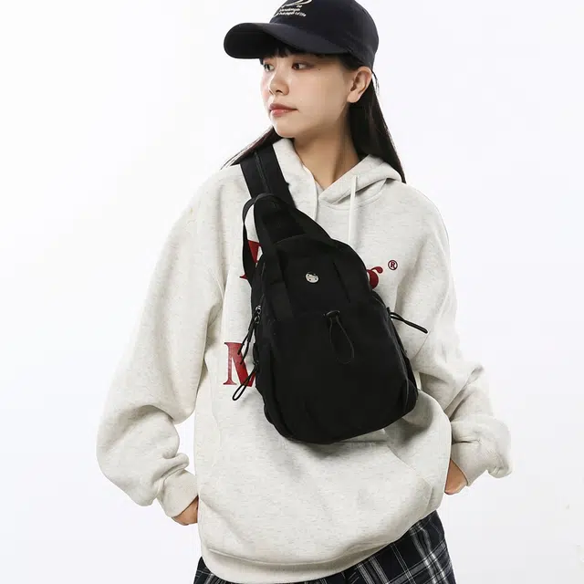 垣途者 多功能潮牌运动休闲百搭 尼龙 双肩包胸包 男女同款情侣款 黄色/黑色/白色/红色/卡其色/绿色/紫色