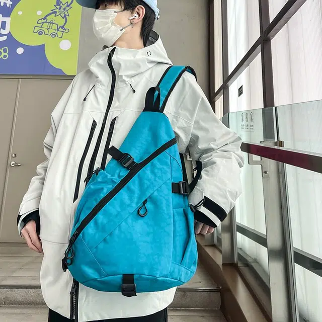 垣途者 多用大容量运动休闲百搭 牛津布 胸包 男女同款情侣款 多色