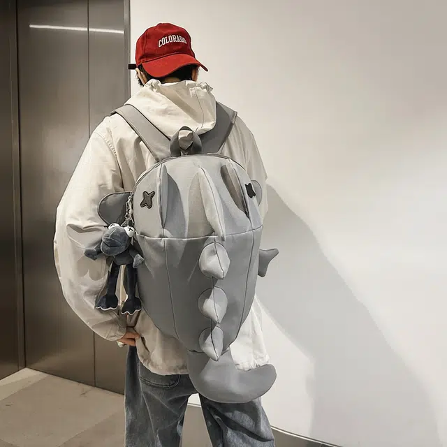 垣途者 街头潮流潮牌个性小众卡通动漫 尼龙 双肩包 男女同款情侣款 多色