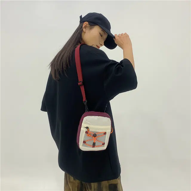 垣途者 时尚潮酷街头潮流手机包 帆布 斜挎单肩包 男女同款情侣款 多色