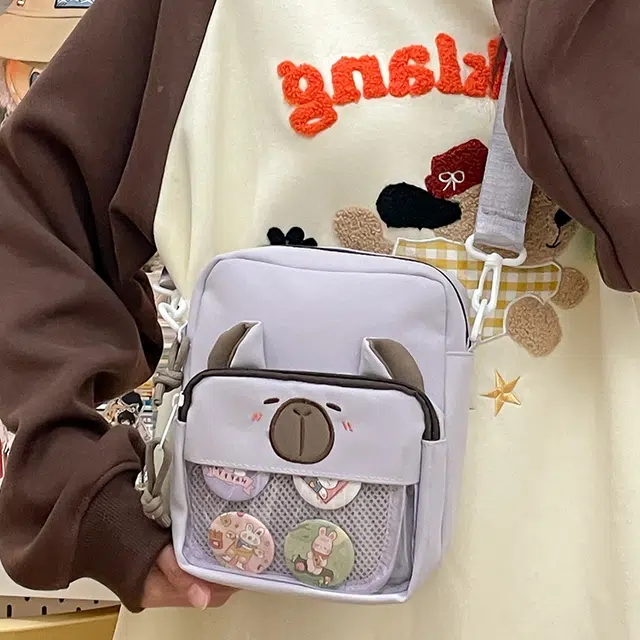 垣途者 日系可爱少女 斜纹布 斜挎包 女款 多色