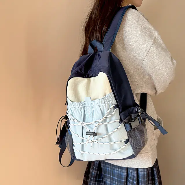 垣途者 街头潮流休闲 尼龙 双肩包 男女同款情侣款 多色