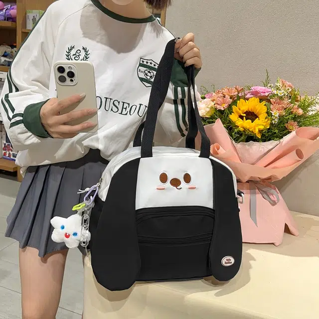 垣途者 日系可爱单肩斜挎包 尼龙 手提包 女款 多色