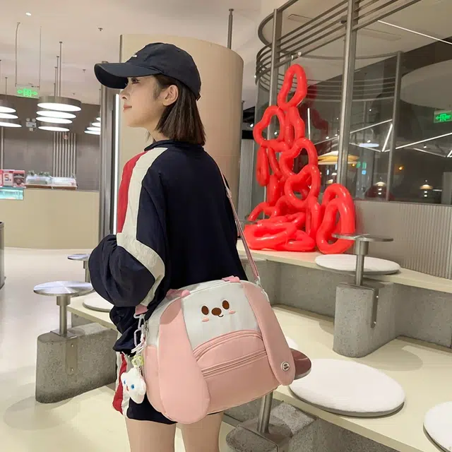 垣途者 日系可爱单肩斜挎包 尼龙 手提包 女款 多色