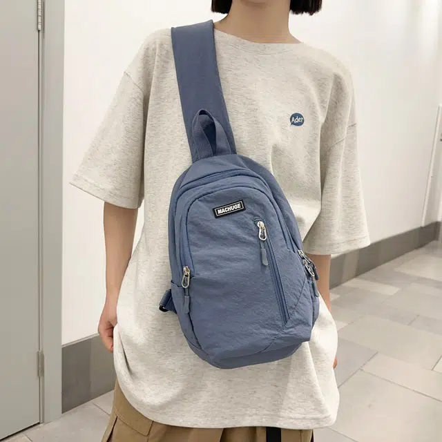 垣途者 日系简约休闲潮牌运动 尼龙 胸包 男女同款情侣款 多色