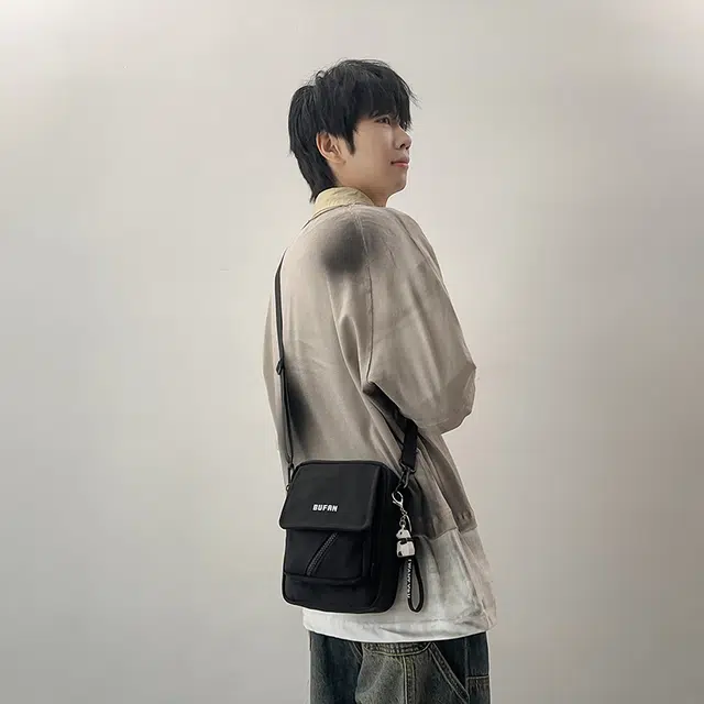 垣途者 日系简约百搭单肩包运动街头手机包 帆布 帆布包斜挎包 男女同款情侣款 多色
