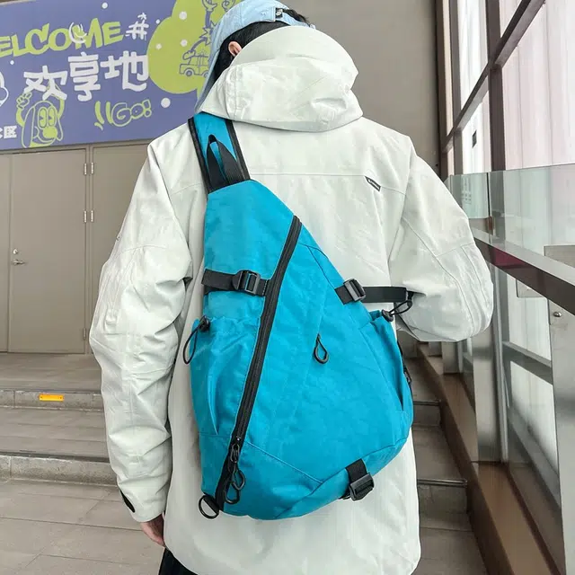 垣途者 多用大容量运动休闲百搭 牛津布 胸包 男女同款情侣款 多色
