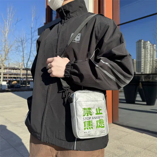 垣途者 小众个性创意复古 防泼水面料 单肩包 小号 男女同款情侣款 多色
