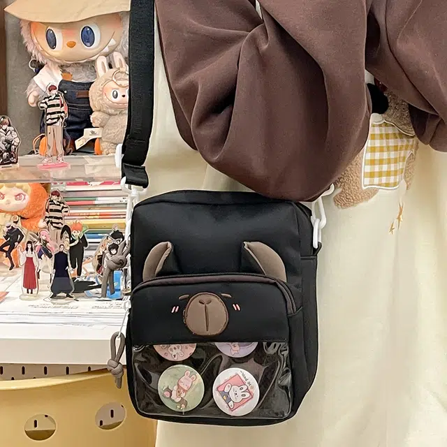 垣途者 日系可爱少女 斜纹布 斜挎包 女款 多色