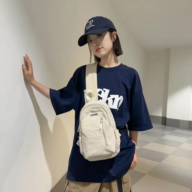 垣途者 日系简约休闲潮牌运动 尼龙 胸包 男女同款情侣款 多色