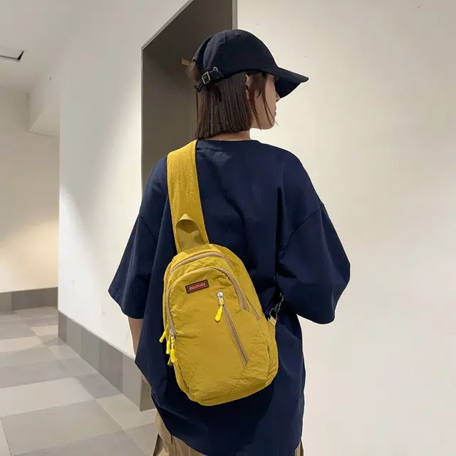 垣途者 日系简约休闲潮牌运动 尼龙 胸包 男女同款情侣款 多色