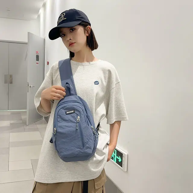 垣途者 日系简约休闲潮牌运动 尼龙 胸包 男女同款情侣款 多色