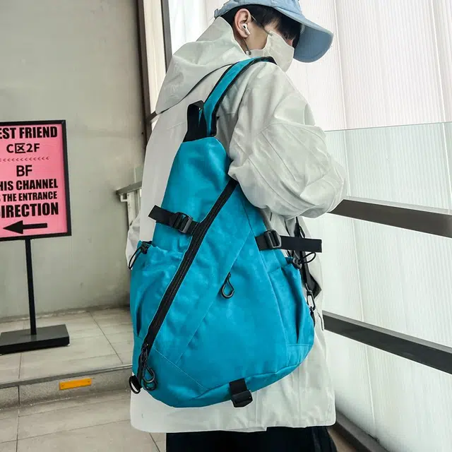 垣途者 多用大容量运动休闲百搭 牛津布 胸包 男女同款情侣款 多色
