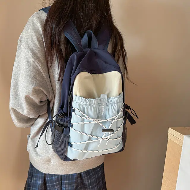 垣途者 街头潮流休闲 尼龙 双肩包 男女同款情侣款 多色
