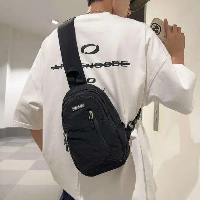 垣途者 日系简约休闲潮牌运动 尼龙 胸包 男女同款情侣款 多色
