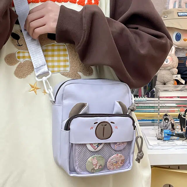 垣途者 日系可爱少女 斜纹布 斜挎包 女款 多色