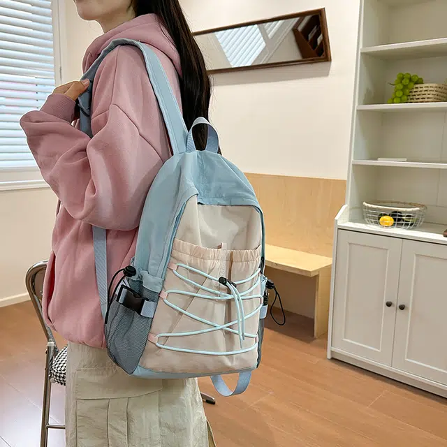 垣途者 街头潮流休闲 尼龙 双肩包 男女同款情侣款 多色