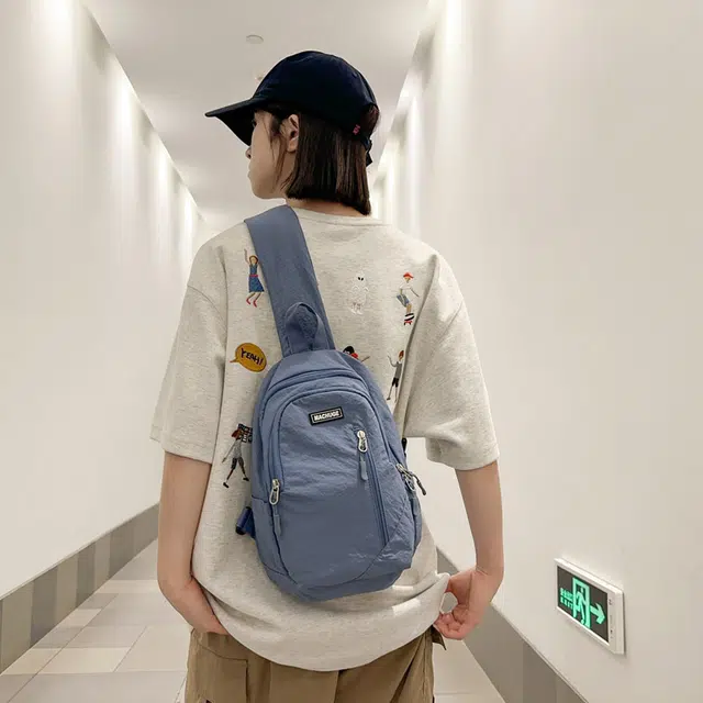 垣途者 日系简约休闲潮牌运动 尼龙 胸包 男女同款情侣款 多色
