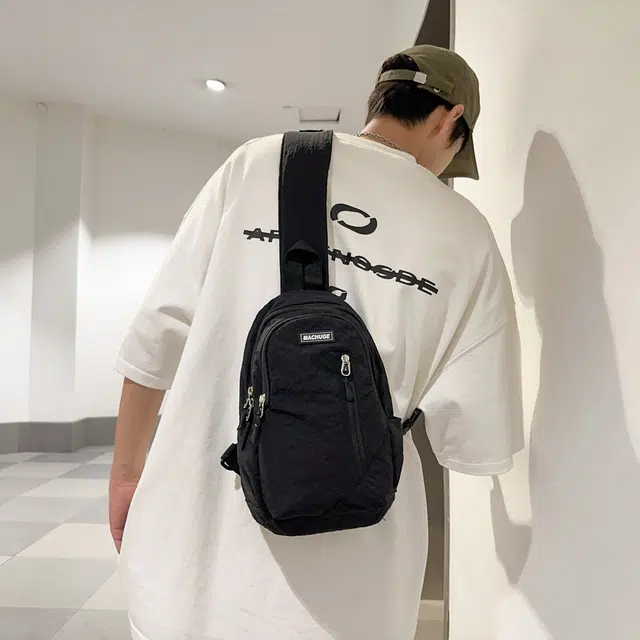 垣途者 日系简约休闲潮牌运动 尼龙 胸包 男女同款情侣款 多色
