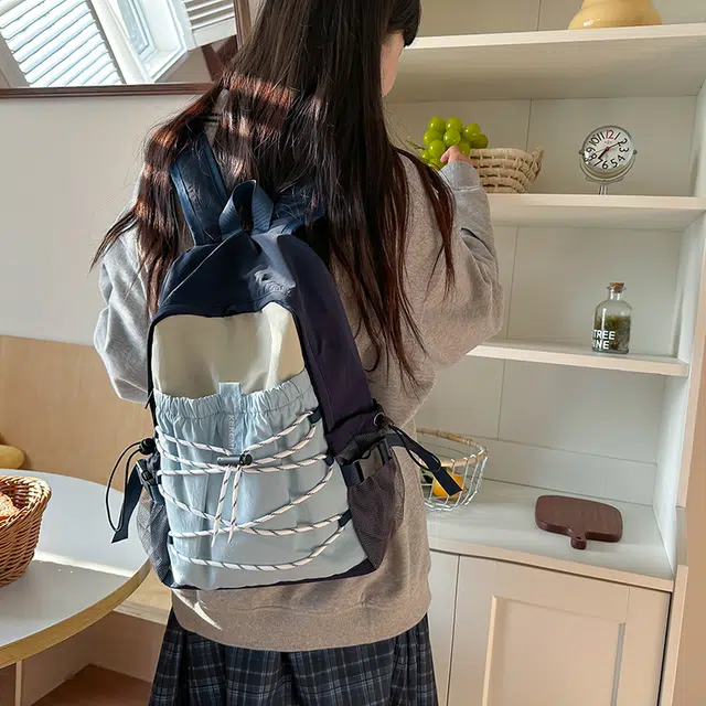 垣途者 街头潮流休闲 尼龙 双肩包 男女同款情侣款 多色