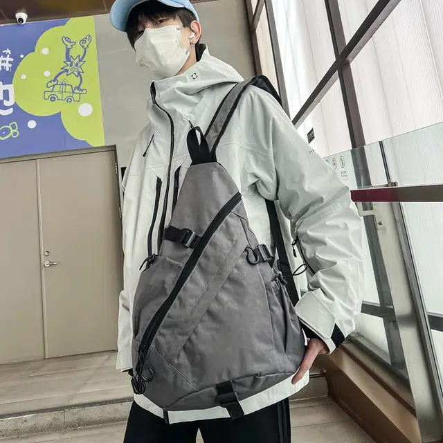 垣途者 多用大容量运动休闲百搭 牛津布 胸包 男女同款情侣款 多色