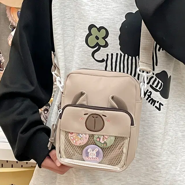 垣途者 日系可爱少女 斜纹布 斜挎包 女款 多色